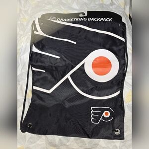 NHL Philadelphia Flyers Drawstring Backpack Gym Sack